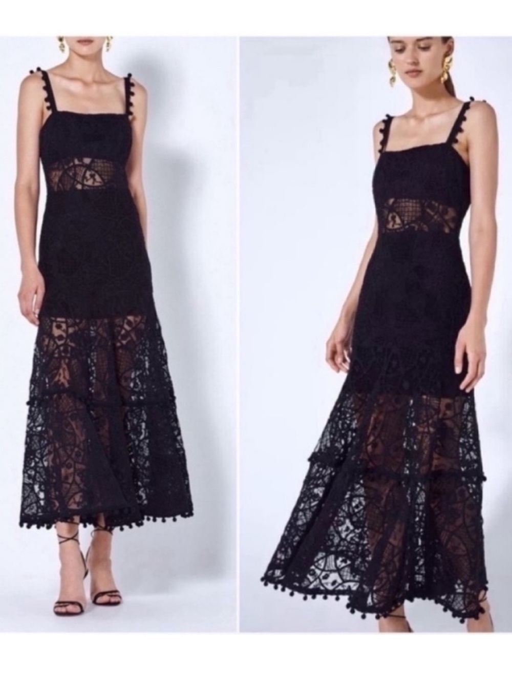 Alexis Lucila dress Revolve lace black